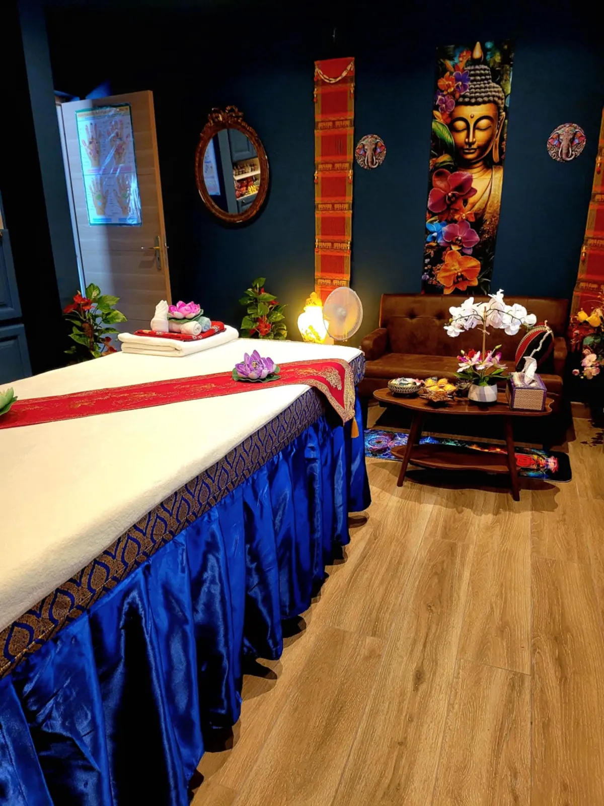 Table de massage et coin repos