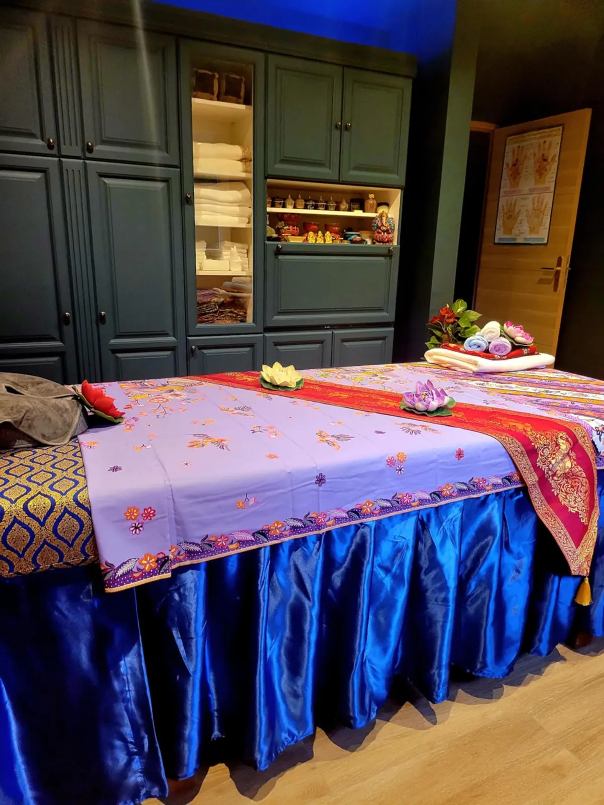 Une table préparée avec soin